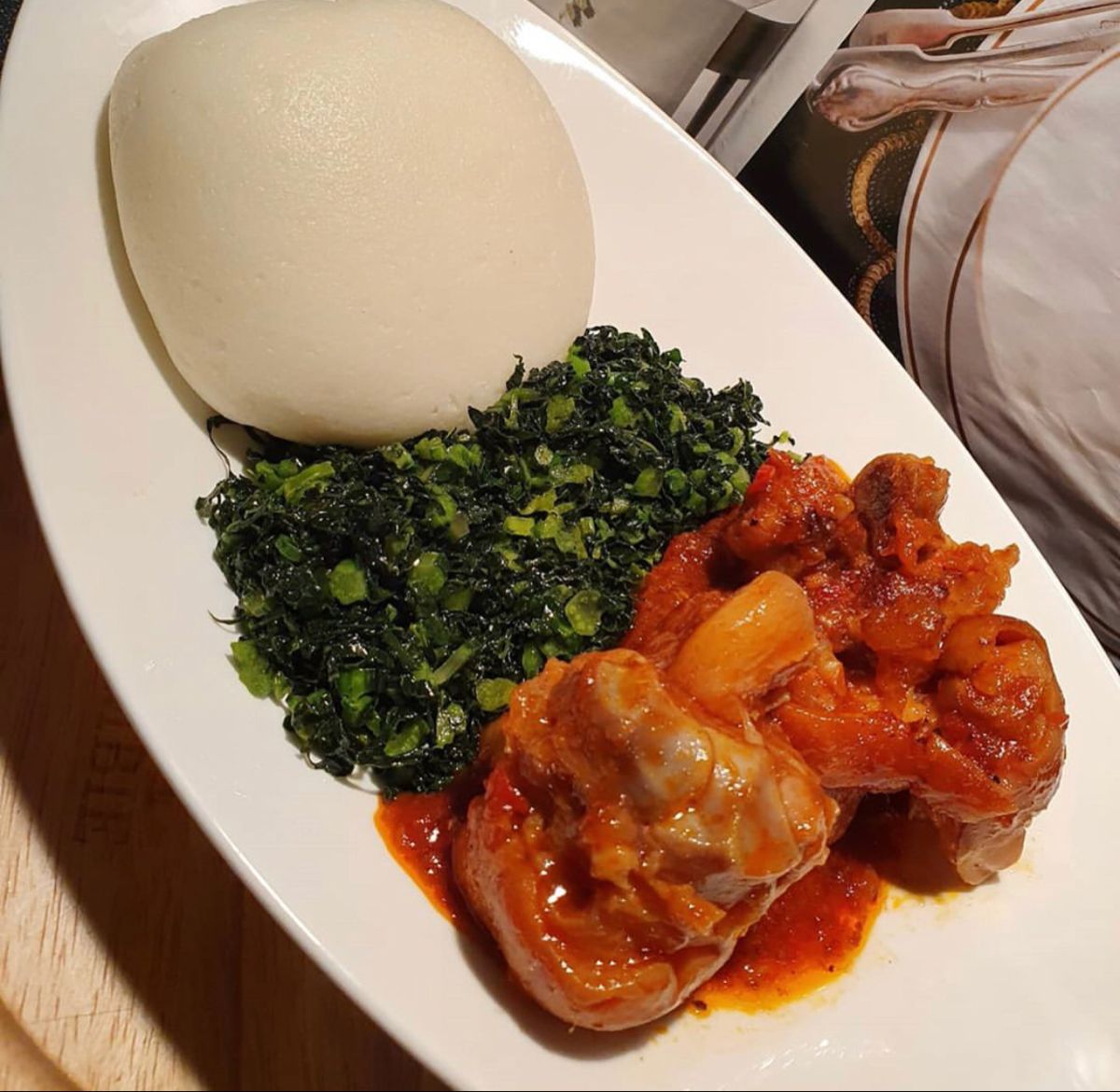 Sasu chicken with sadza